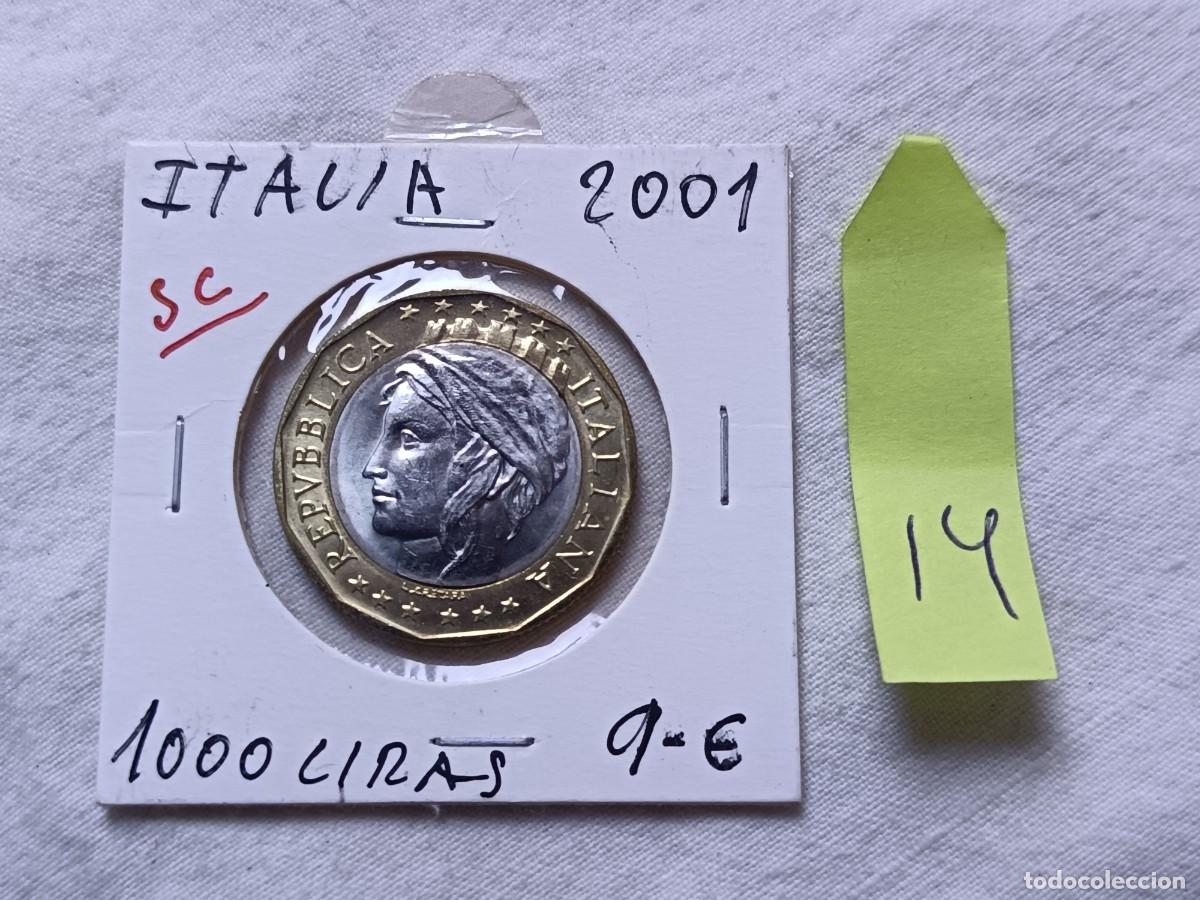 Old Coins of Europe: Moneda Bimet&aacute;lica, en estuche de Cart&oacute;n, Italia, con notas en el cart&oacute;n