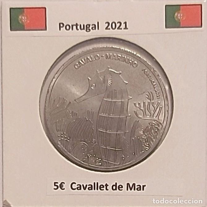 Monedas antiguas de Europa: 5 euros Portugal 2021 Cavalo marino cu/ni