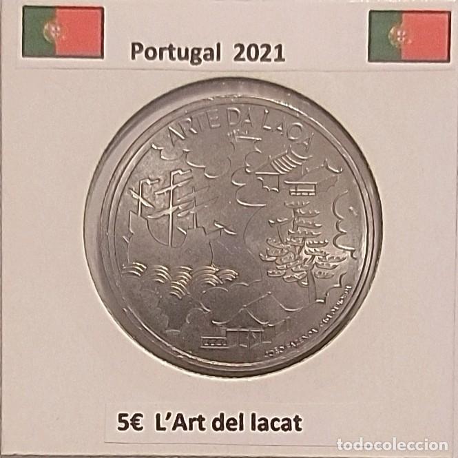 Monedas antiguas de Europa: 5 euros Portugal 2021 Arte da laca cu/ni