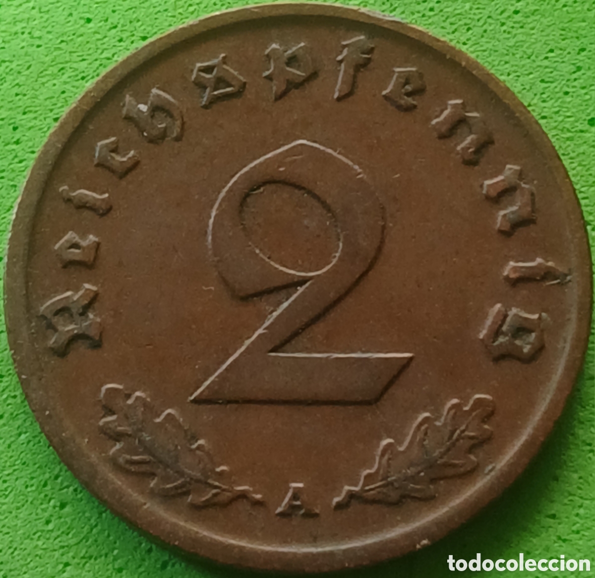 Monedas antiguas de Europa: Alemania Tercer Reich 2 reichspfennig 1937 A km#90