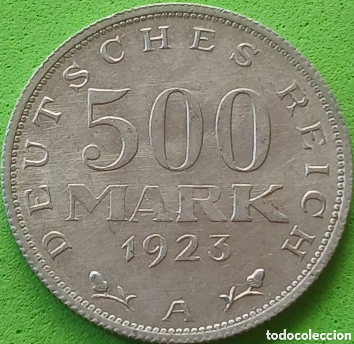 Alte M&uuml;nzen aus Europa: Alemania Rep&uacute;blica de Weimar 500 marcos 1923 A km#36