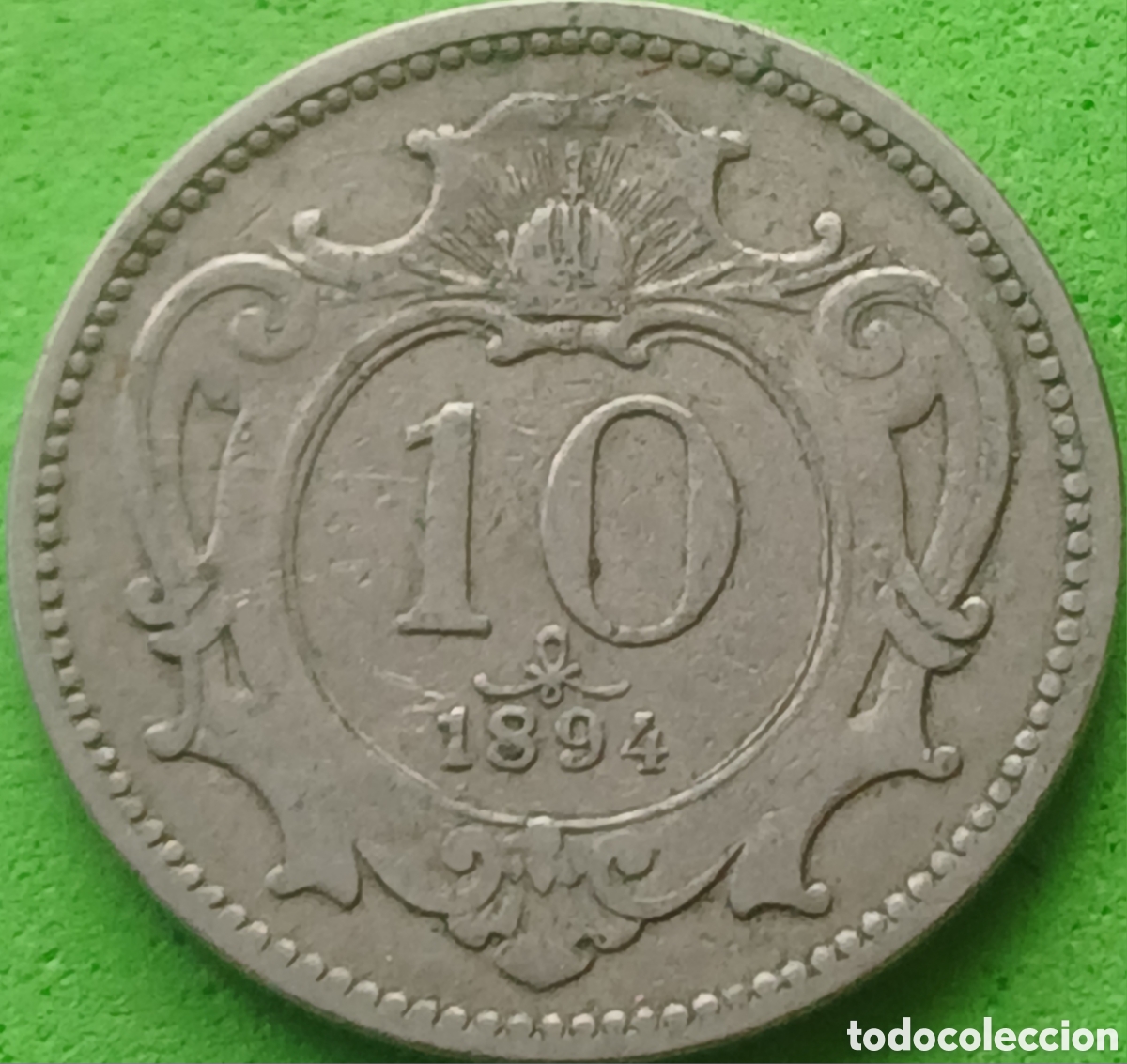 Monedas antiguas de Europa: Austria 10 hellers 1894 km#2802
