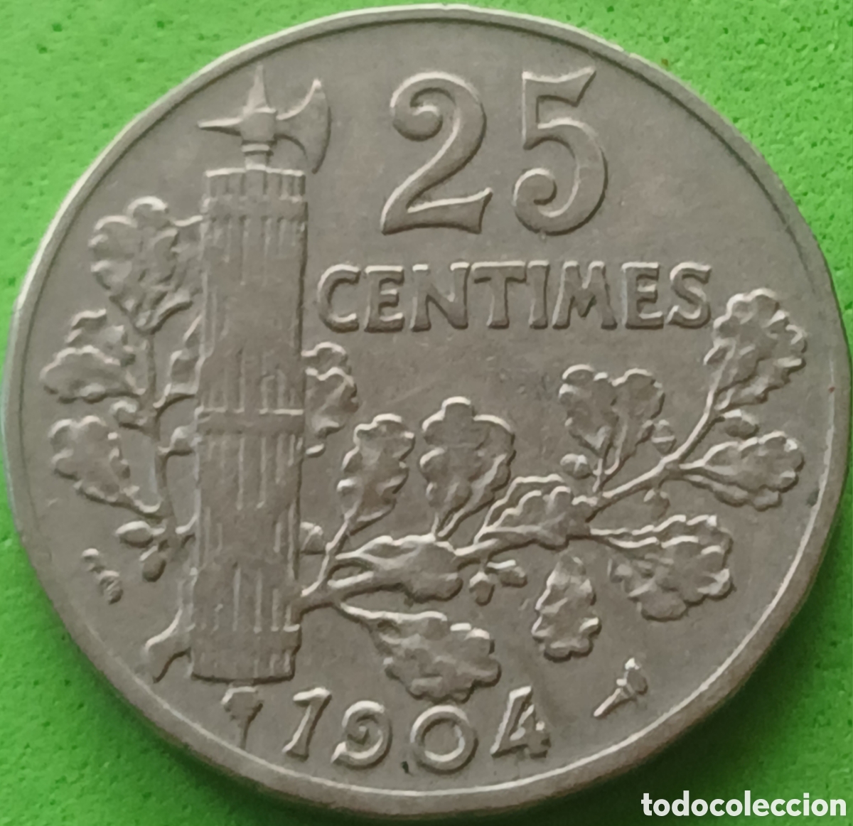 Monedas antiguas de Europa: Francia 25 c&eacute;ntimos 1904 km#856