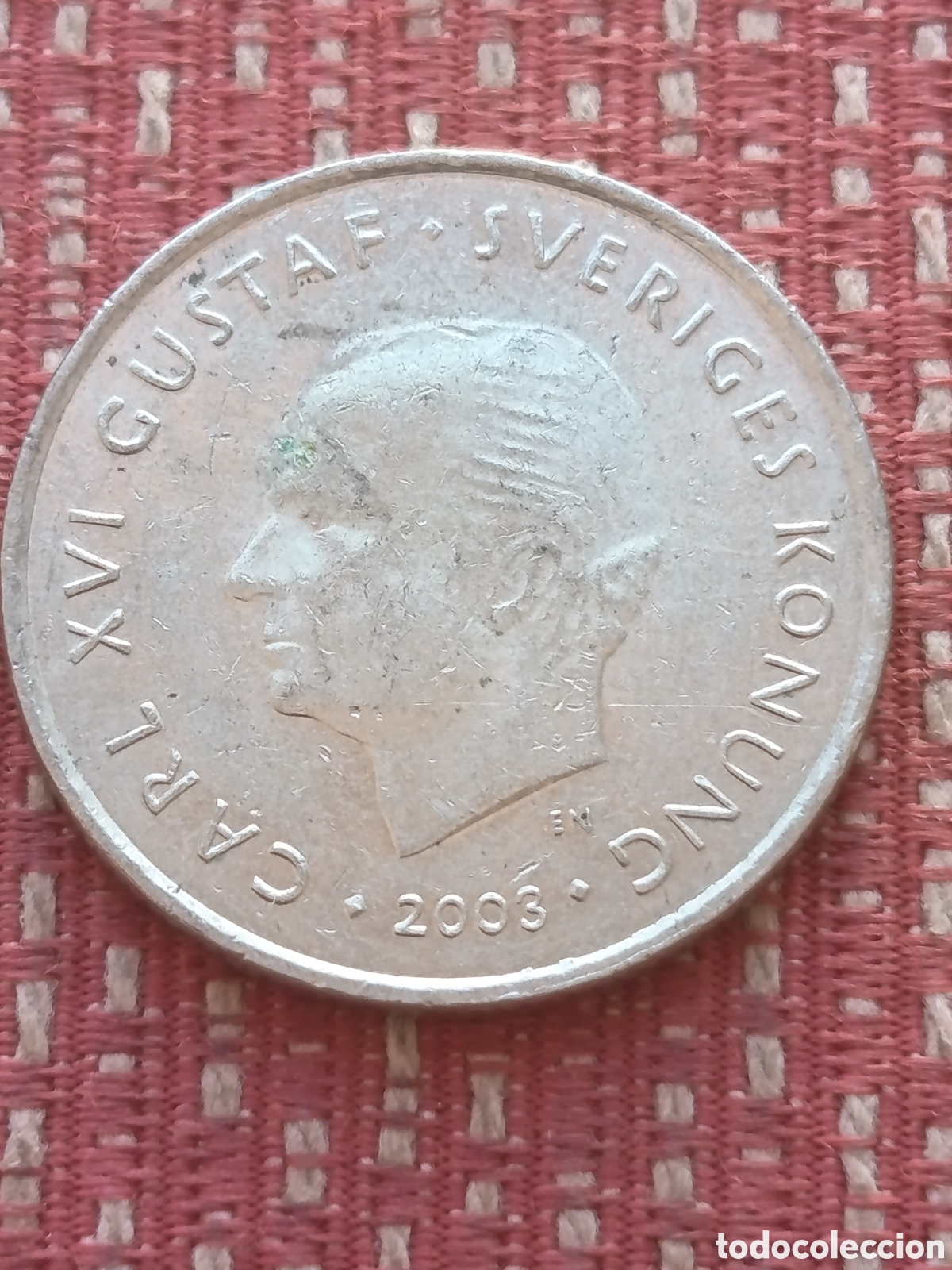 Monedas antiguas de Europa: Suecia 1 Corona 2003 H