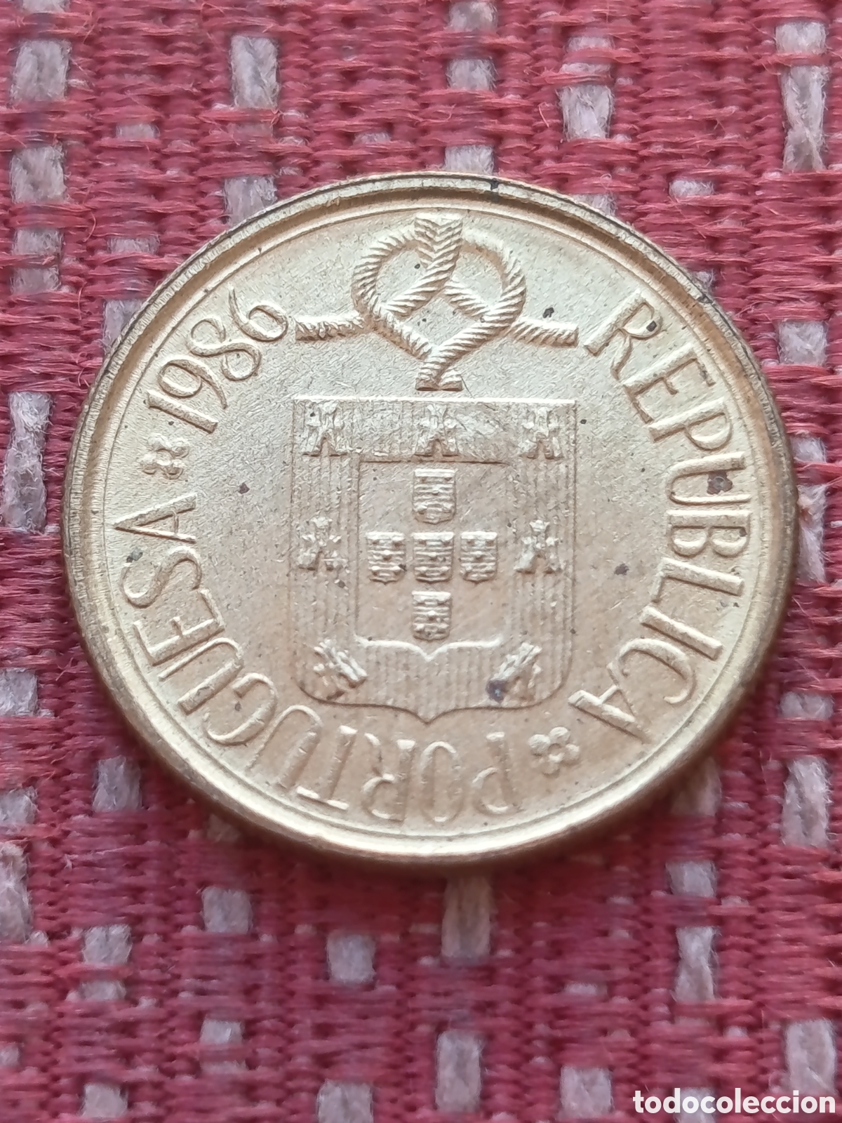 Monedas antiguas de Europa: Portugal 1 Escudo 1986