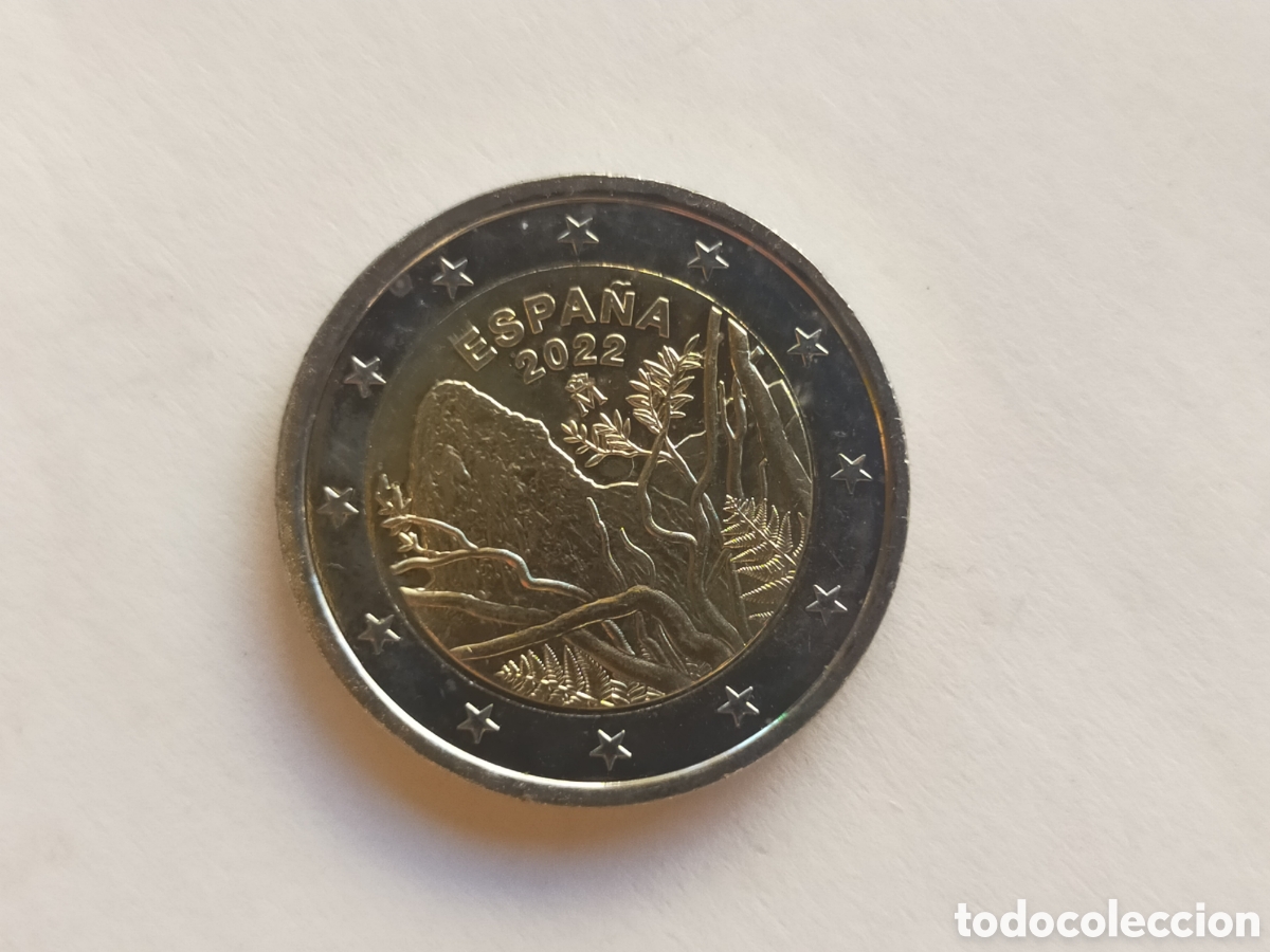 Monedas antiguas de Europa: moneda conmemorativa de 2 euros de Espa&ntilde;a del a&ntilde;o 2022