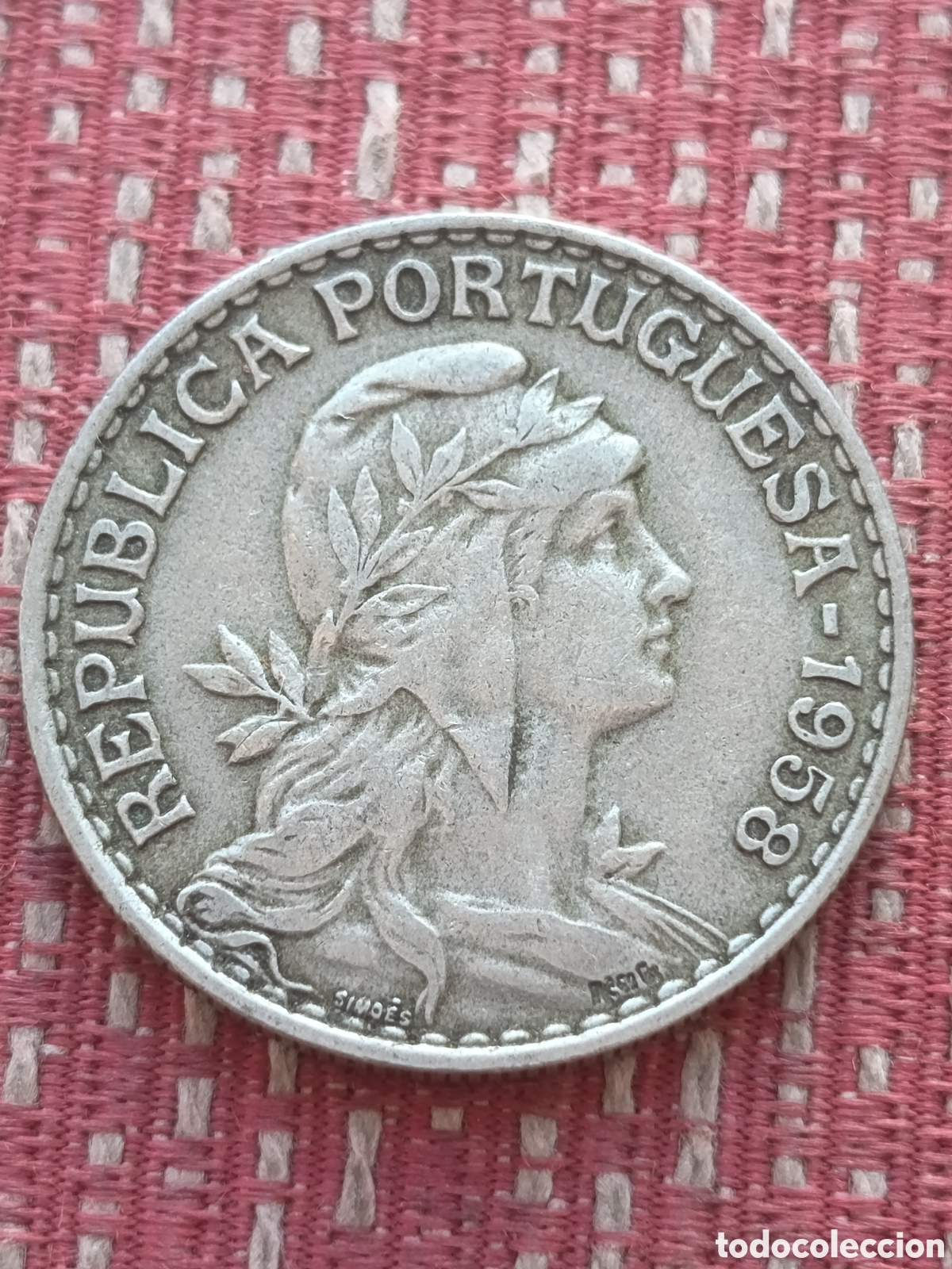 Monedas antiguas de Europa: Portugal 1 Escudo 1958