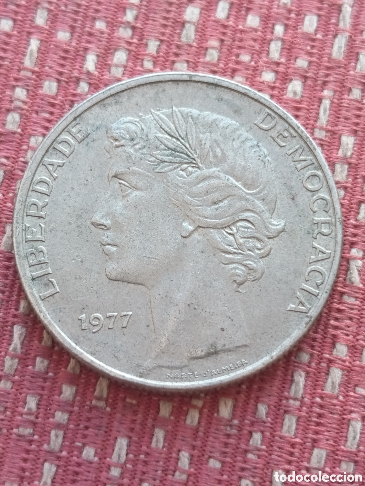 Monedas antiguas de Europa: Portugal 25 Escudos 1977