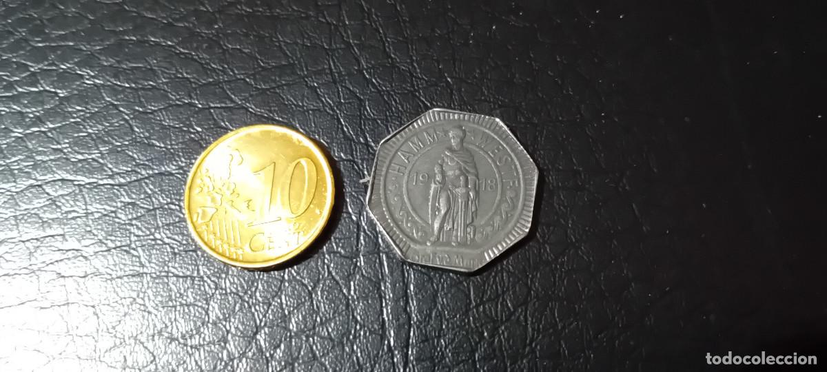 Monedas antiguas de Europa: HAMM, ALEMANIA, NOTGELD, 10 PFG 1918, HIERRO, MONEDA DE NECESIDAD