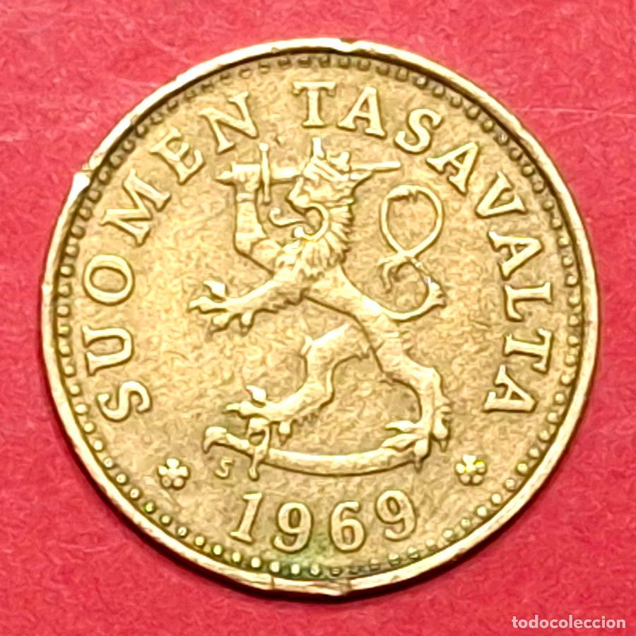 Monedas antiguas de Europa: 1969, Finalandia 10 penni&auml;