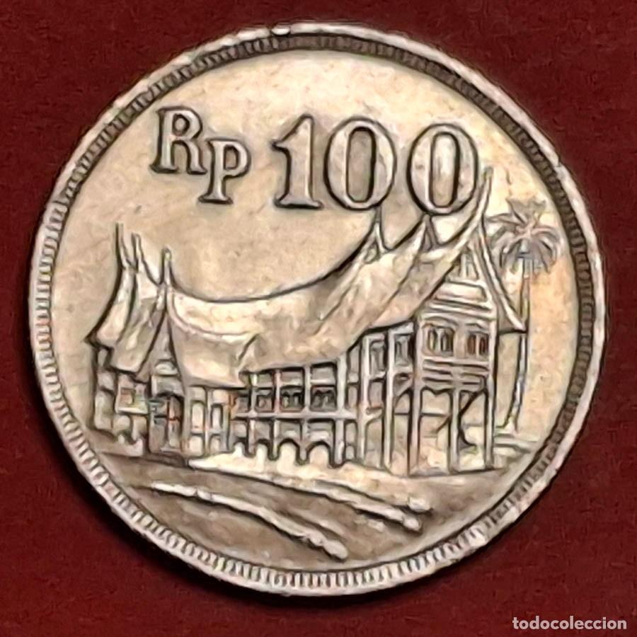 Monedas antiguas de Europa: 100 rupias de Indonesia de 1973