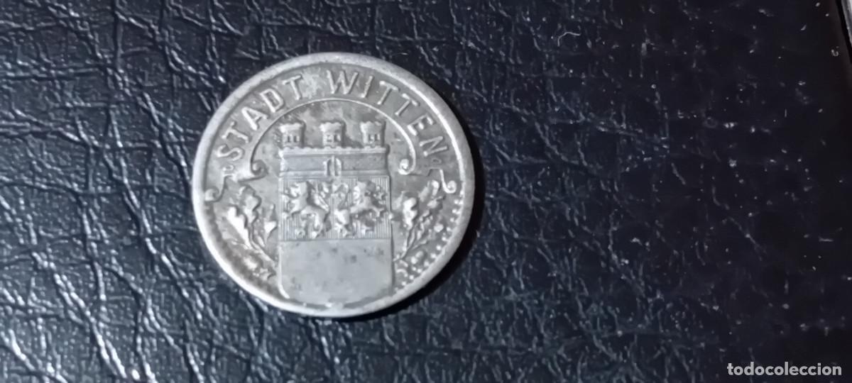 Monedas antiguas de Europa: WITTEN, ALEMANIA, 10 PFG 1919, HIERRO, NOTGRLD, MONEDA DE NECESIDAD