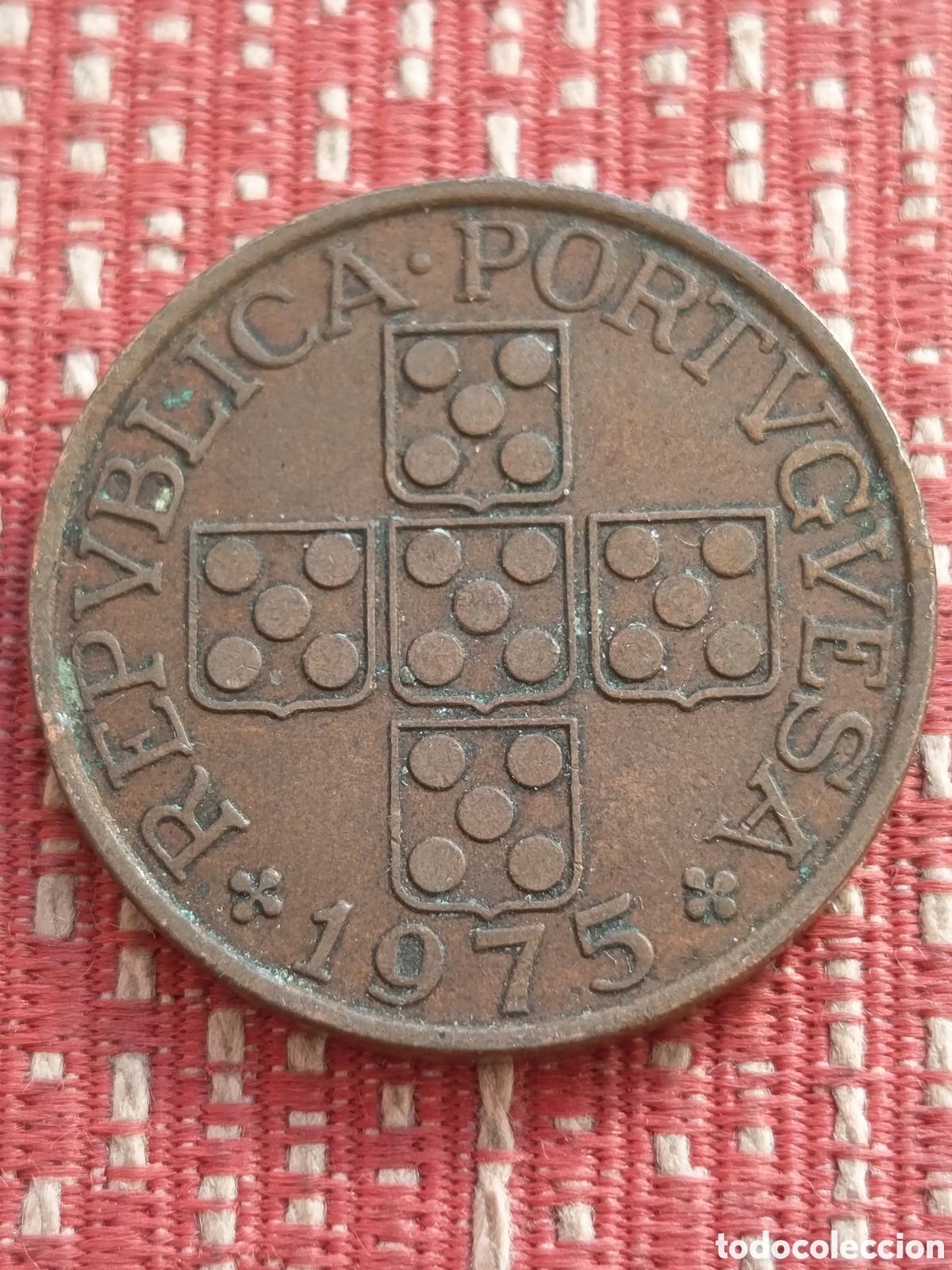 Alte M&uuml;nzen aus Europa: Portugal 1 Escudo 1975 Escasa