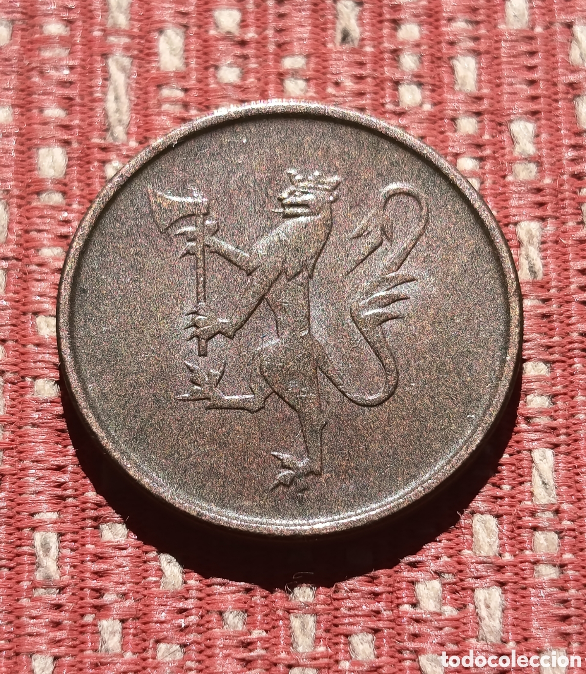 Monedas antiguas de Europa: Noruega 5 &Ouml;re 1974 AB