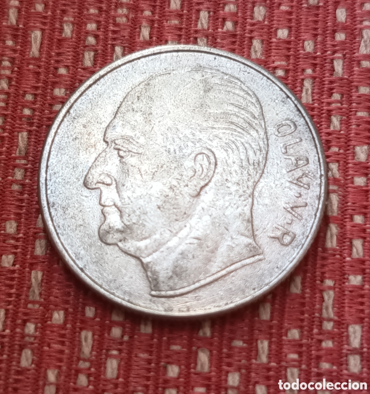Monedas antiguas de Europa: Noruega 1 Corona 1972