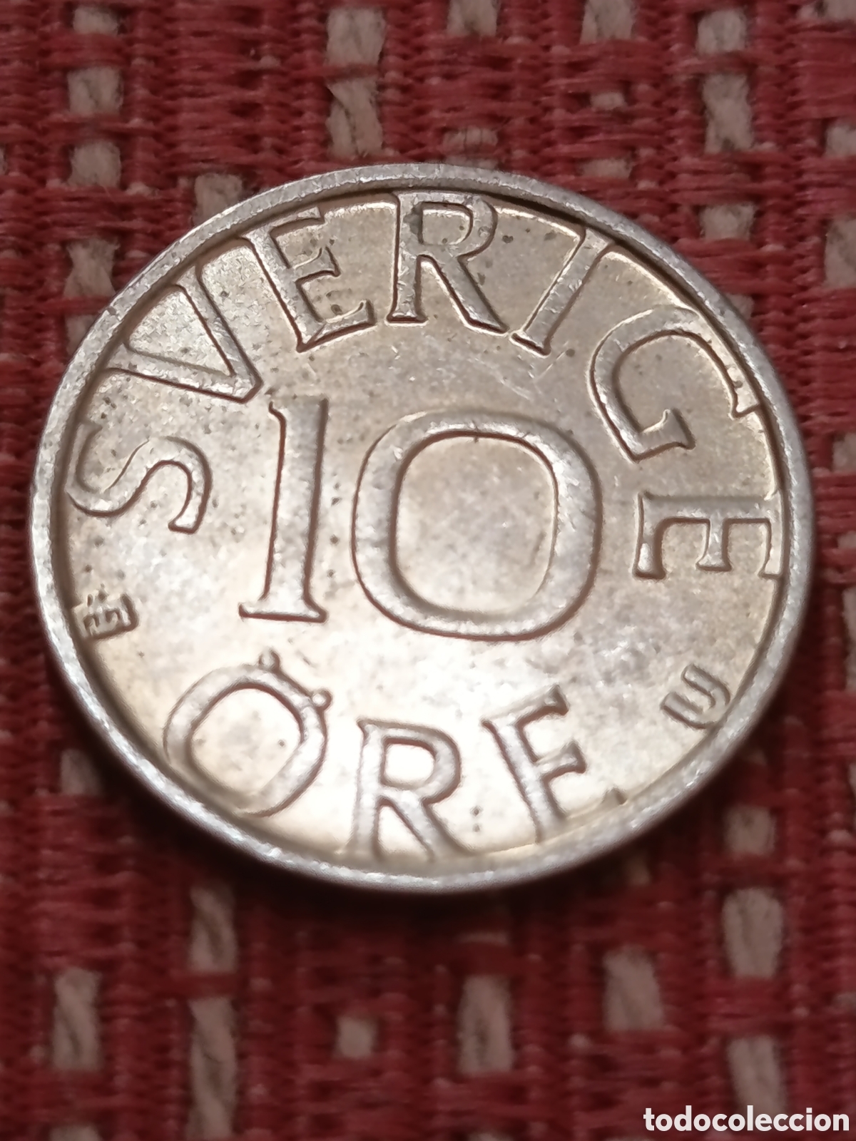 Monedas antiguas de Europa: Suecia 10 &Ouml;re 1978 U Suecia
