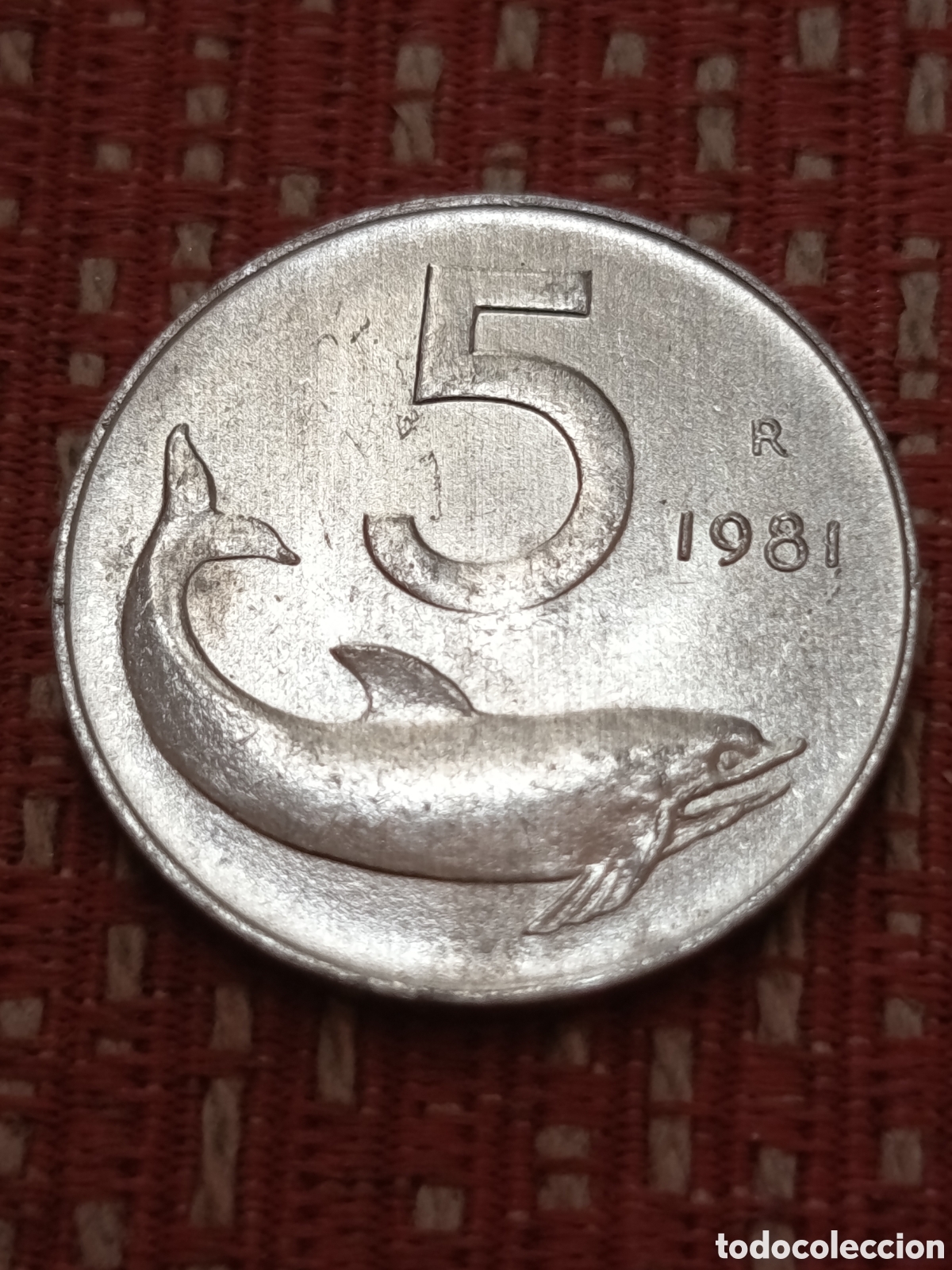 Monedas antiguas de Europa: Italia 5 Liras 1981 R SC