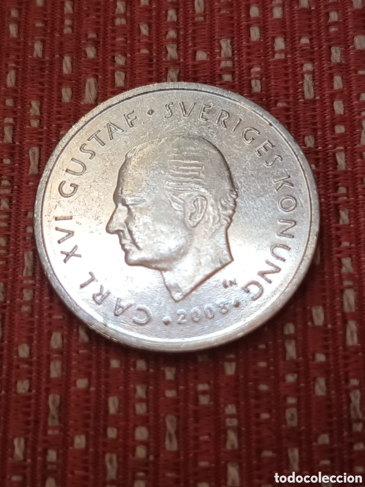 Monedas antiguas de Europa: Suecia 1 Corona 2008 SI