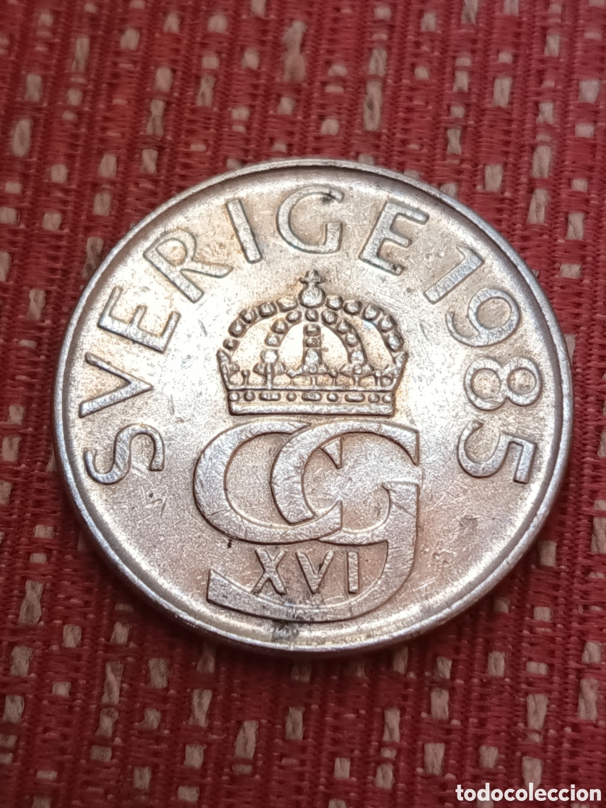 Monedas antiguas de Europa: Suecia 5 Coronas 1985