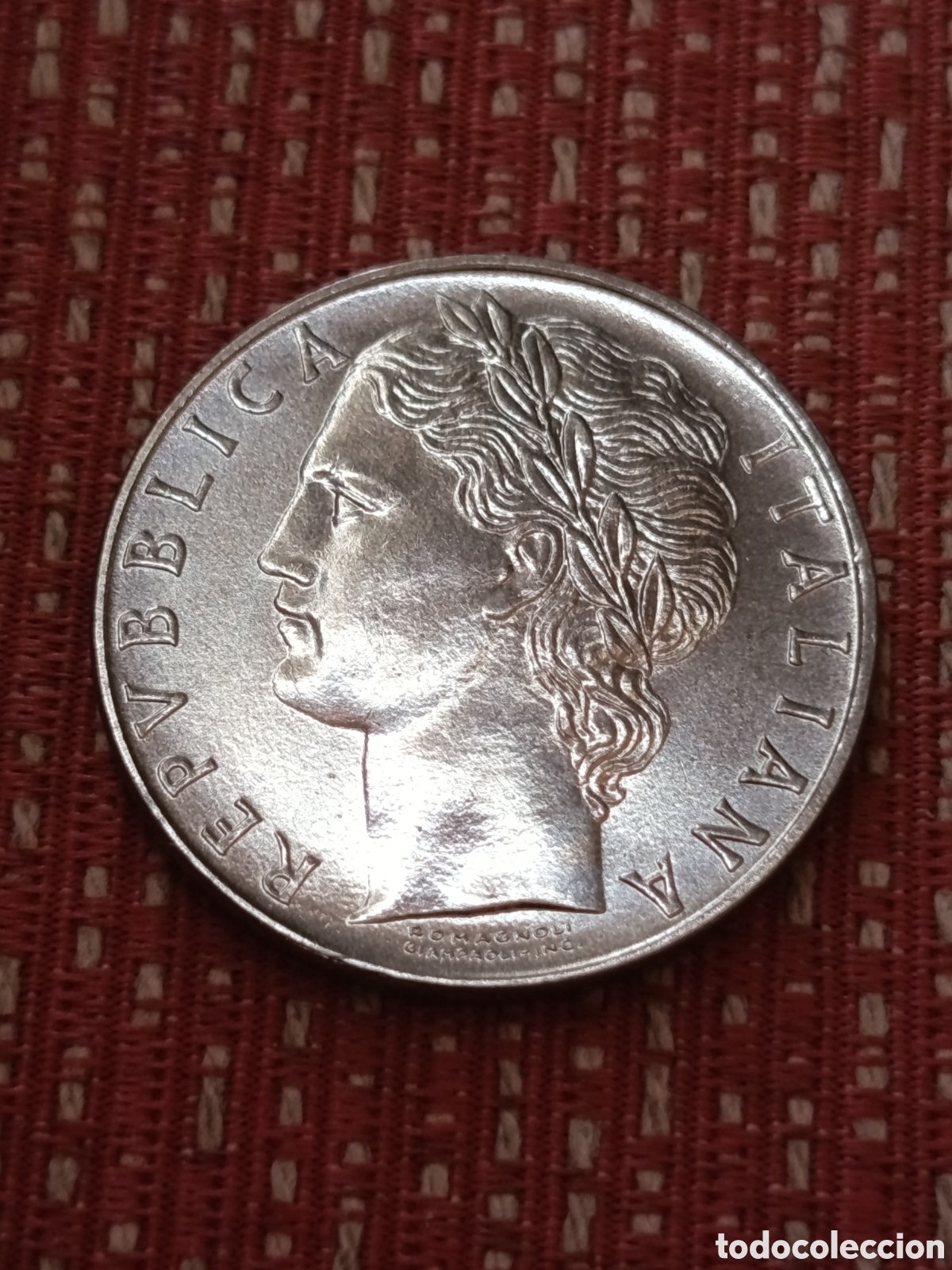 Monedas antiguas de Europa: Italia 100 Liras FDC 1972 R