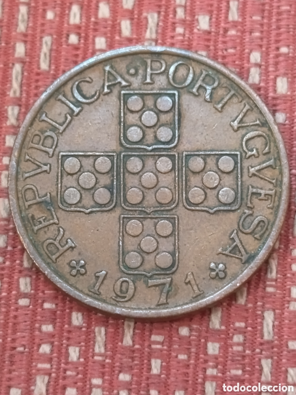 Monedas antiguas de Europa: Portugal 1 Escudo 1971