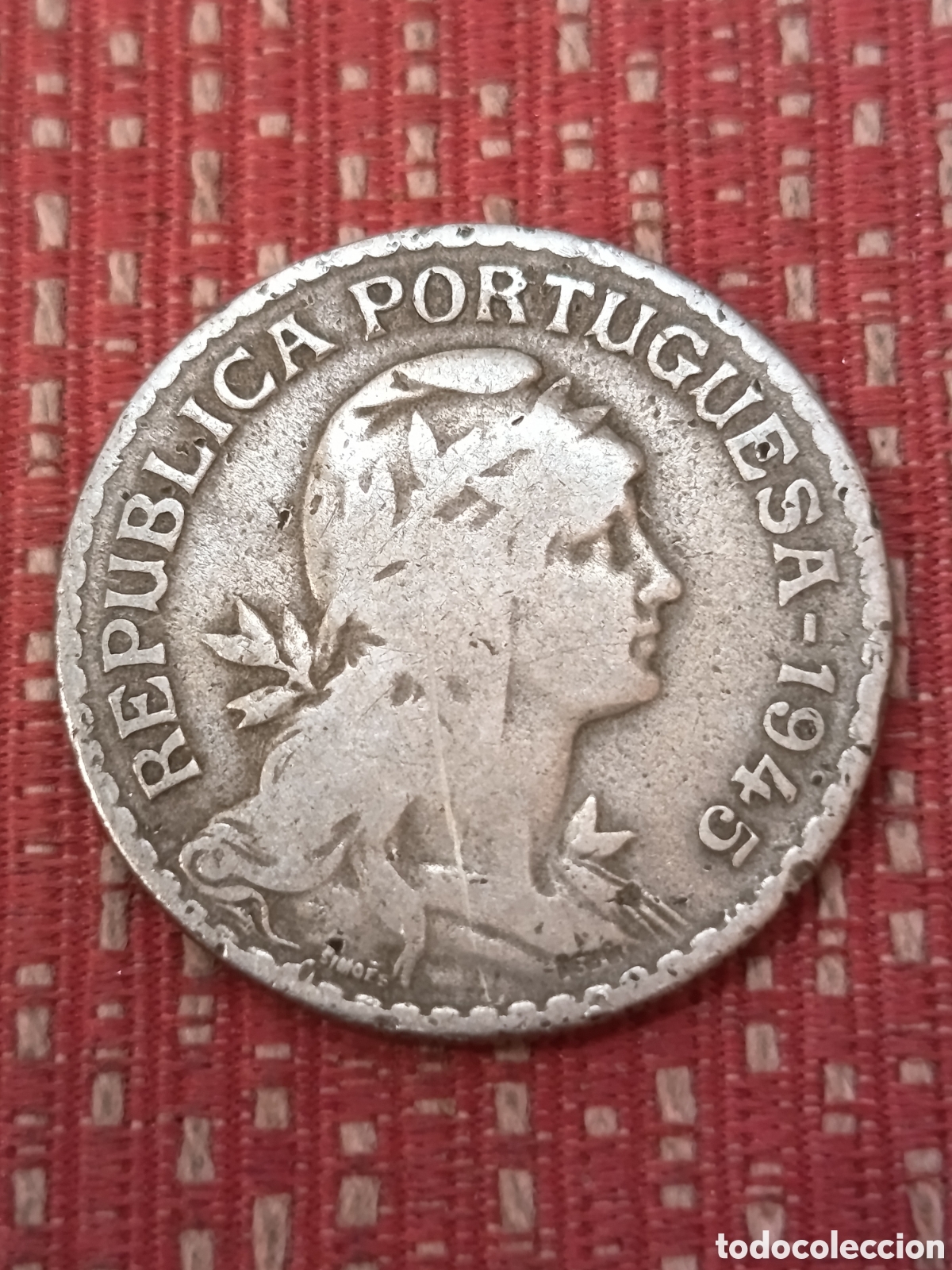 Monedas antiguas de Europa: Portugal 1 Escudo 1945