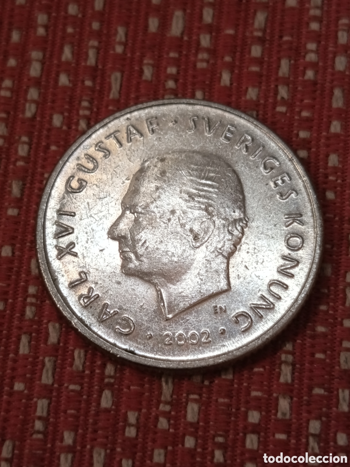 Monedas antiguas de Europa: Suecia 1 Corona 2002 B