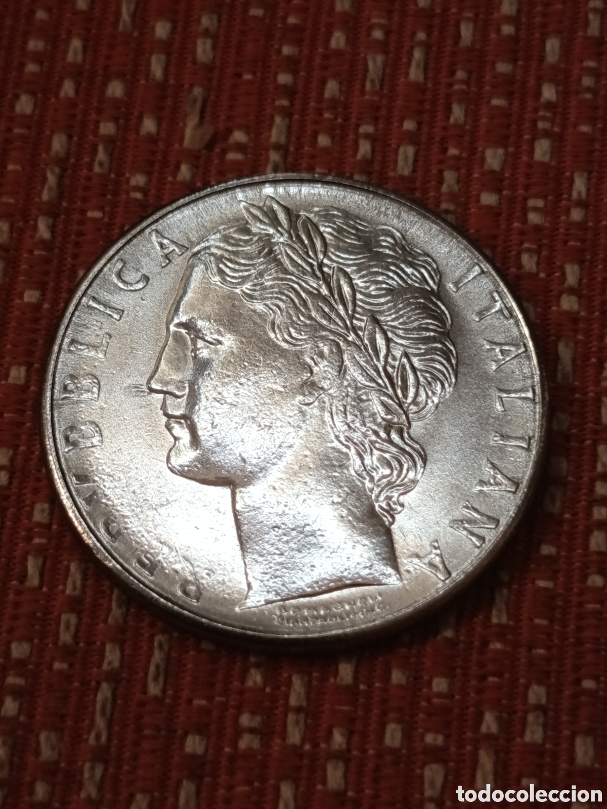 Monedas antiguas de Europa: Italia 100 Liras FDC 1978