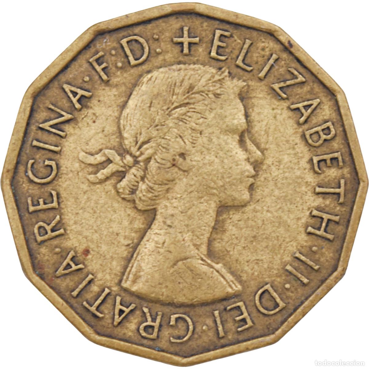Alte M&uuml;nzen aus Europa: Moneda - Gran Breta&ntilde;a 1954