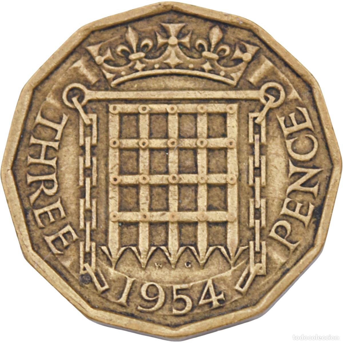 Monedas antiguas de Europa: Moneda - Gran Breta&ntilde;a 1954 - Foto 2