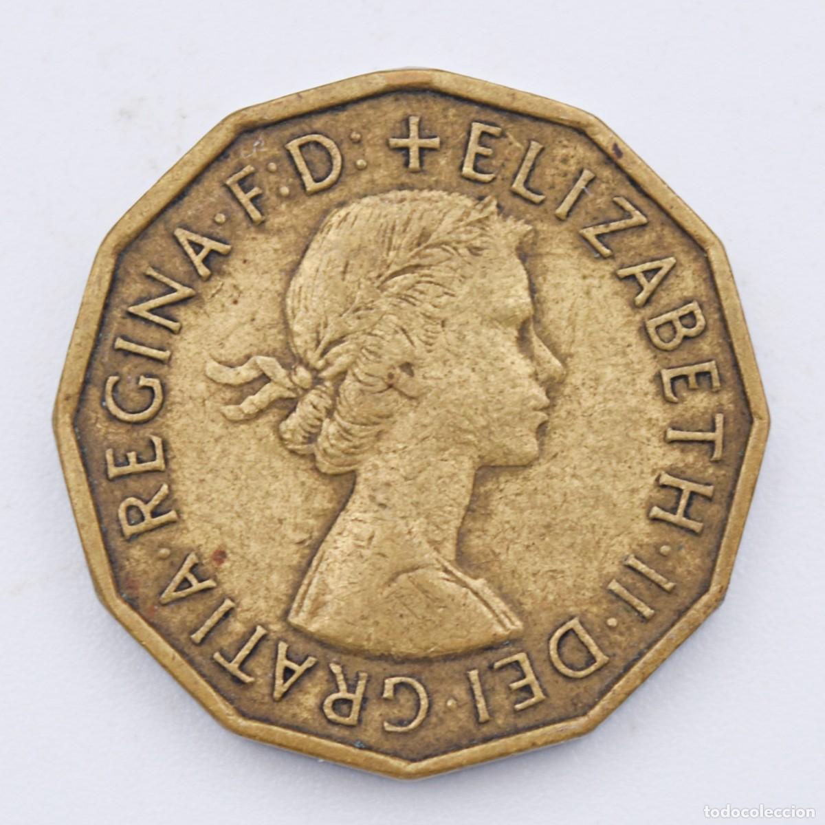 Monedas antiguas de Europa: Moneda - Gran Breta&ntilde;a 1954 - Foto 4