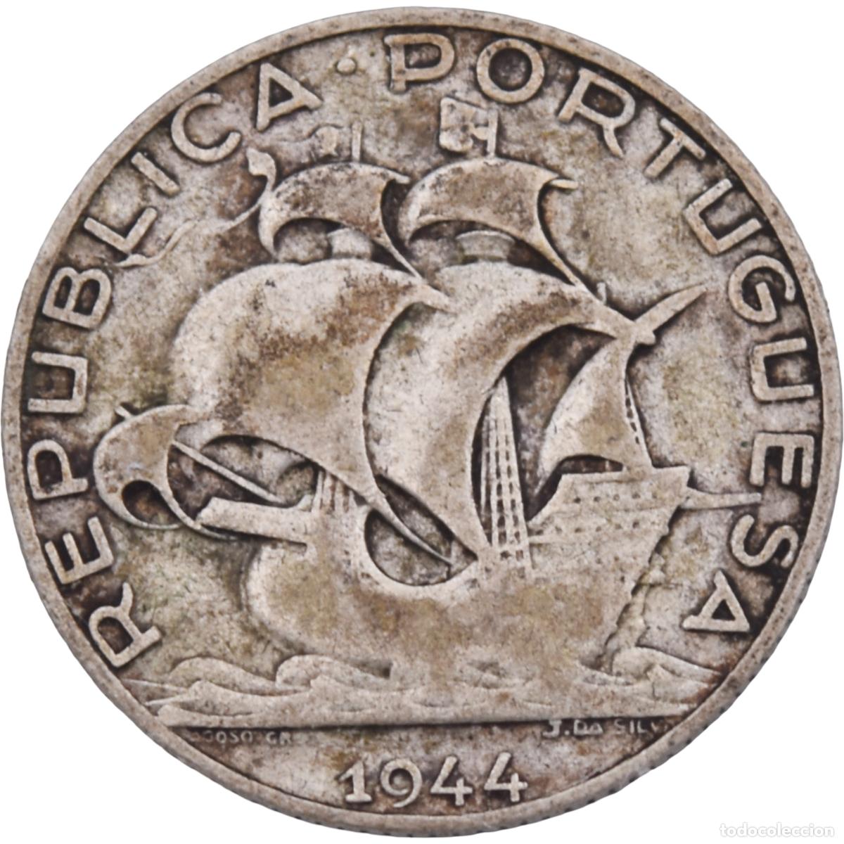 Alte M&uuml;nzen aus Europa: Moneda - Portugal 1944