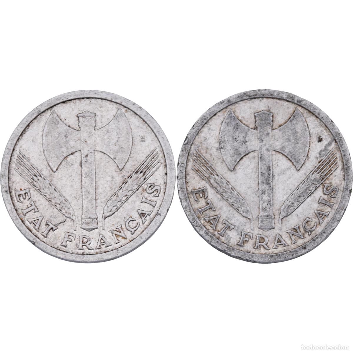 Alte M&uuml;nzen aus Europa: Moneda (2) - Francia 1943
