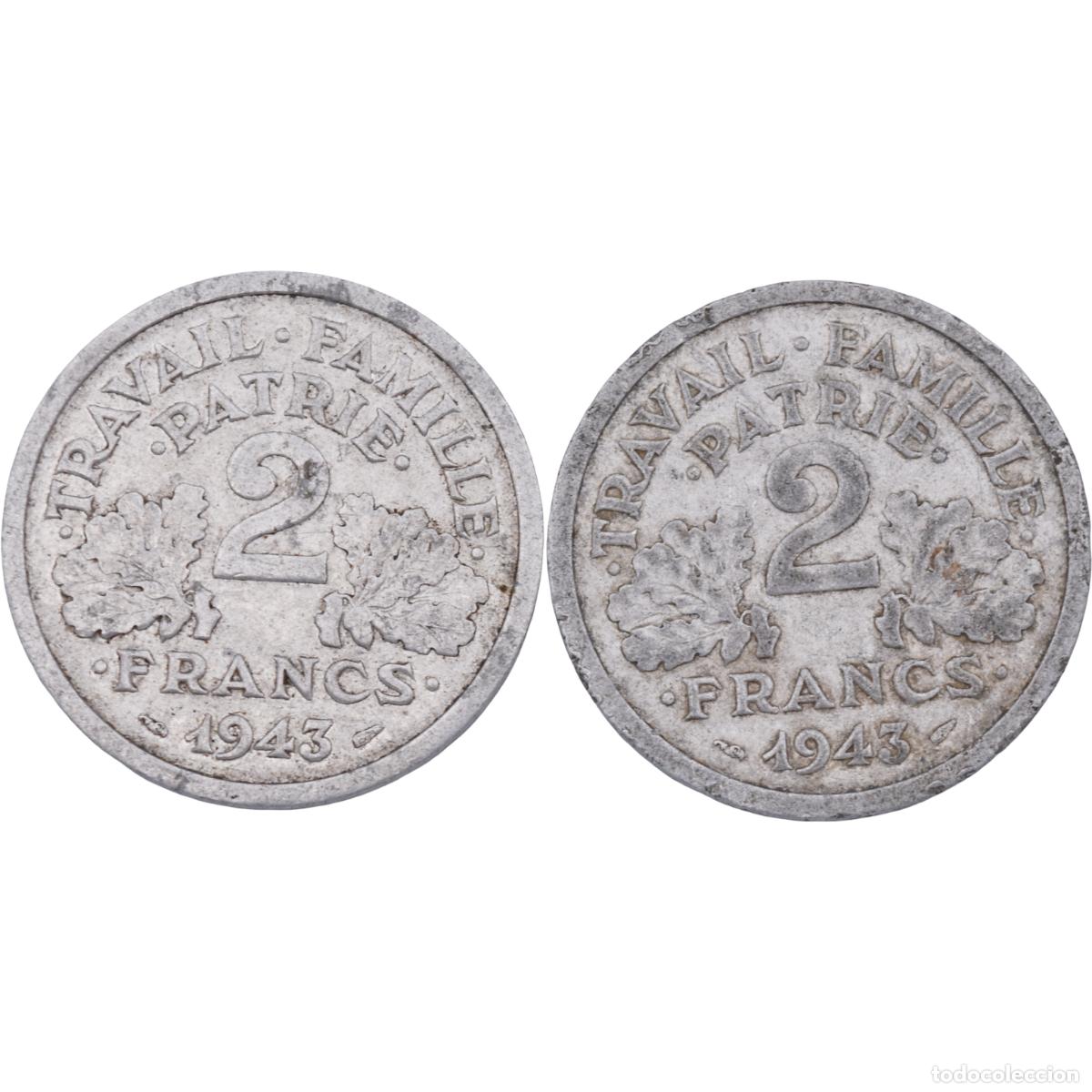 Monedas antiguas de Europa: Moneda (2) - Francia 1943 - Foto 2