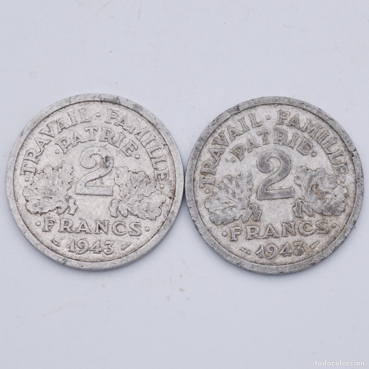 Monedas antiguas de Europa: Moneda (2) - Francia 1943 - Foto 3