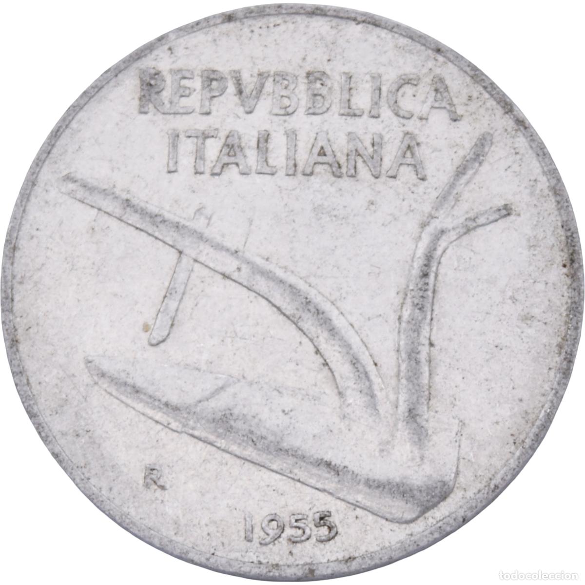 Monedas antiguas de Europa: Moneda - Italia 1955 - Foto 2