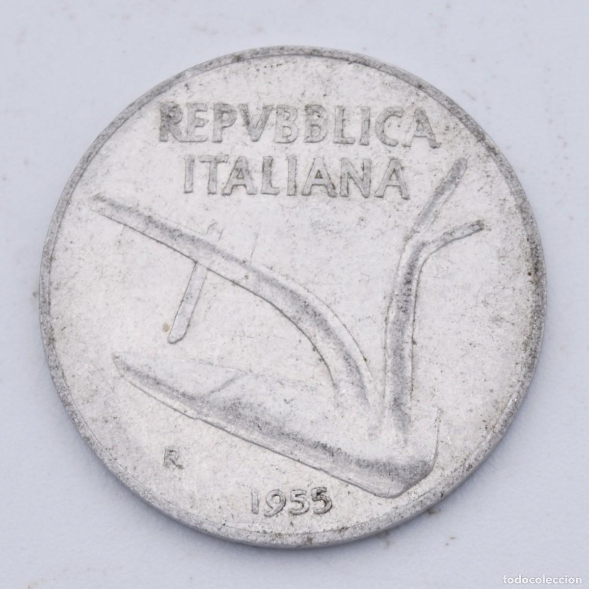 Monedas antiguas de Europa: Moneda - Italia 1955 - Foto 4