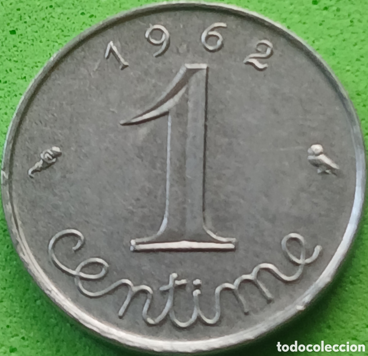 Monedas antiguas de Europa: Francia 1 c&eacute;ntimo 1962 km#928