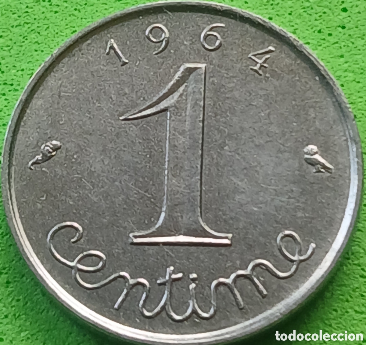 Monedas antiguas de Europa: Francia 1 c&eacute;ntimo 1964 km#928