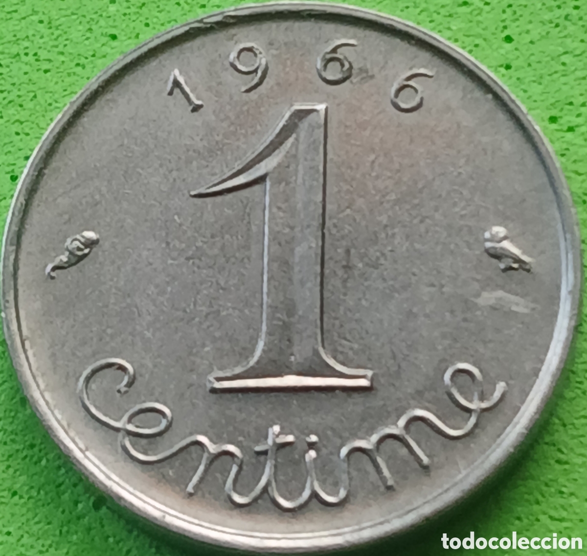 Monedas antiguas de Europa: Francia 1 c&eacute;ntimo 1966 km#928