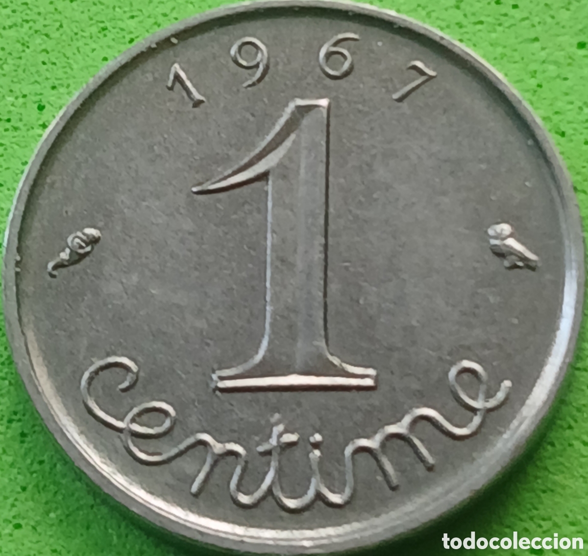 Monedas antiguas de Europa: Francia 1 c&eacute;ntimo 1967 km#928