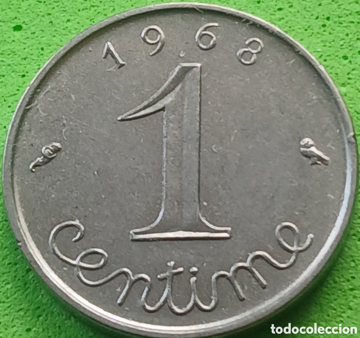 Monedas antiguas de Europa: Francia 1 c&eacute;ntimo 1968 km#928