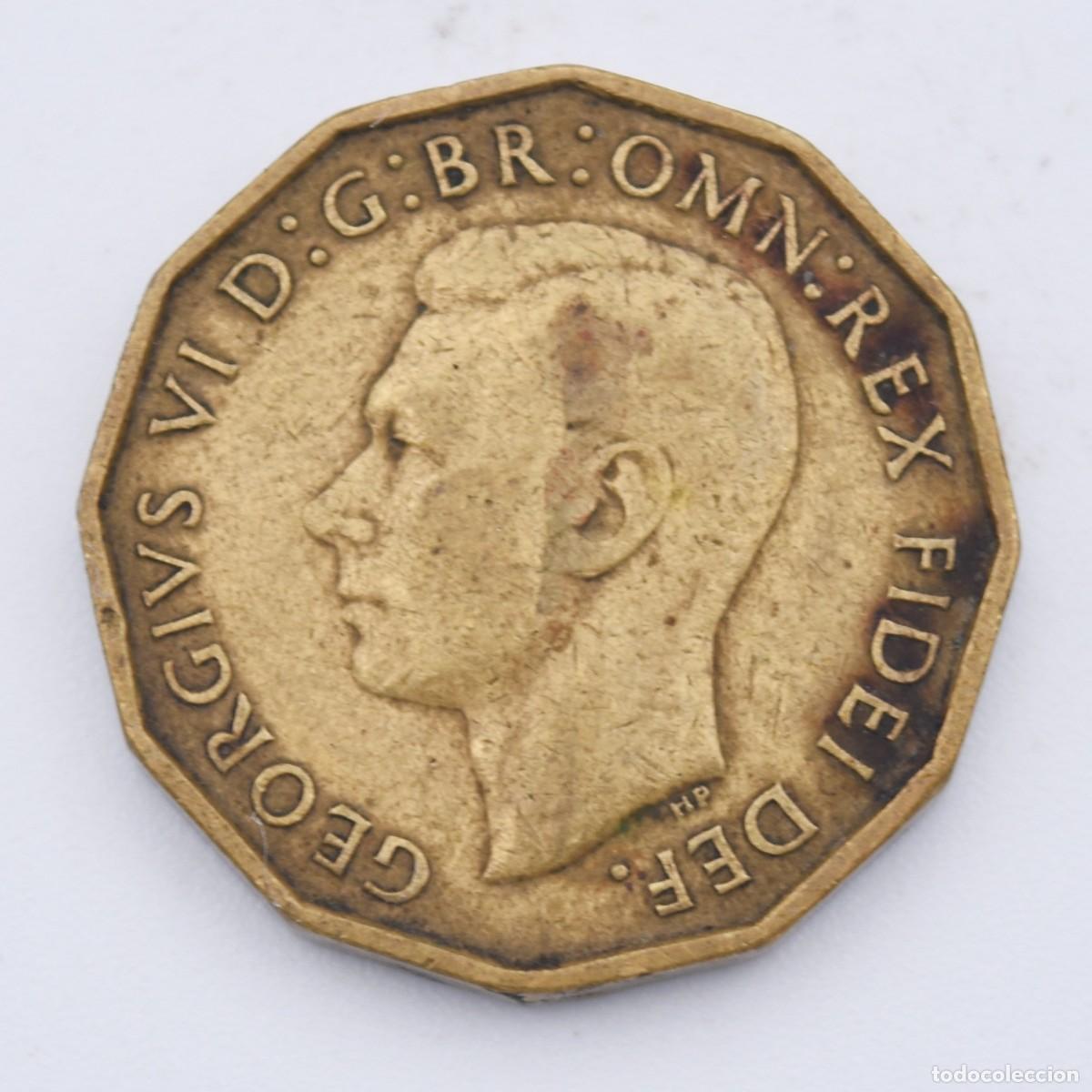 Monedas antiguas de Europa: Moneda - Gran Breta&ntilde;a 1952 - Foto 3
