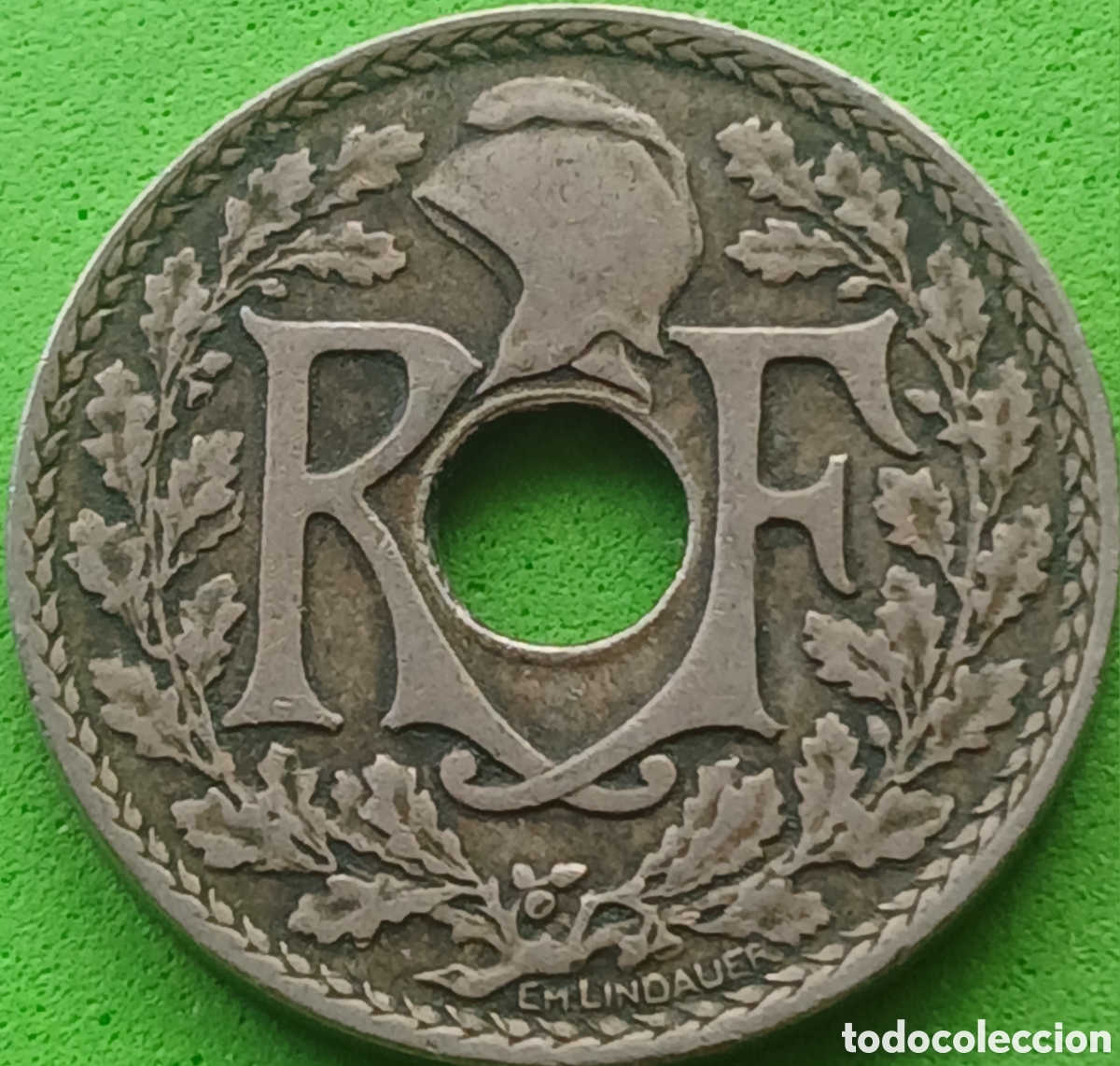 Monedas antiguas de Europa: Francia 25 c&eacute;ntimos 1925 km#867a - Foto 2