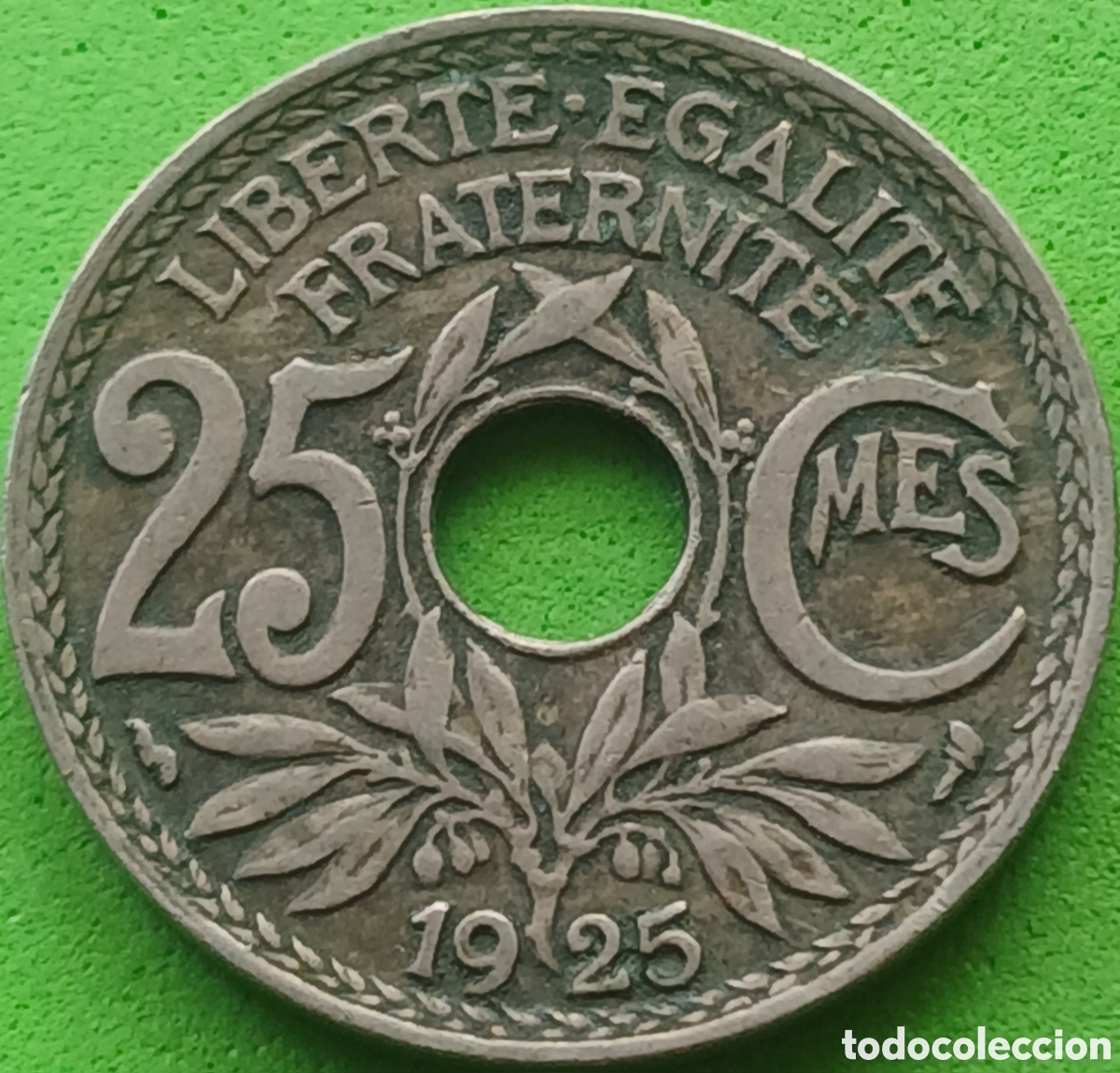Monedas antiguas de Europa: Francia 25 c&eacute;ntimos 1925 km#867a