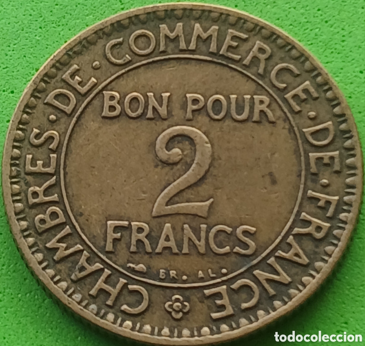 Monedas antiguas de Europa: Francia 2 francos 1925 km#877