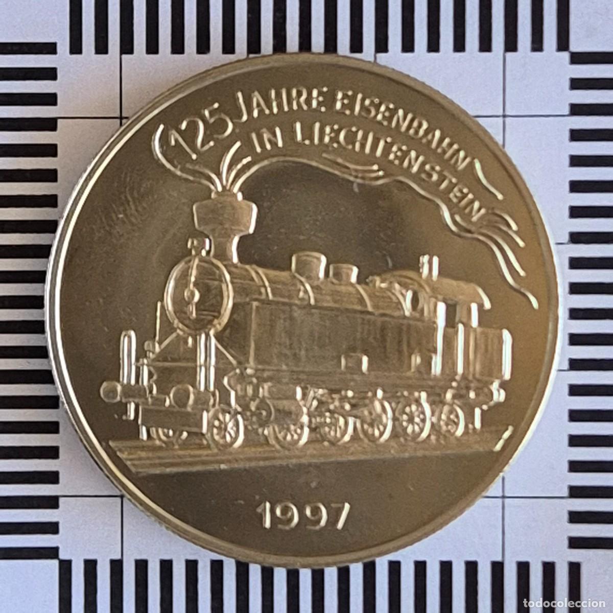 Monete antiche di Europa: 5 EUROS, LIECHTENSTEIN. 1997. (X-35).