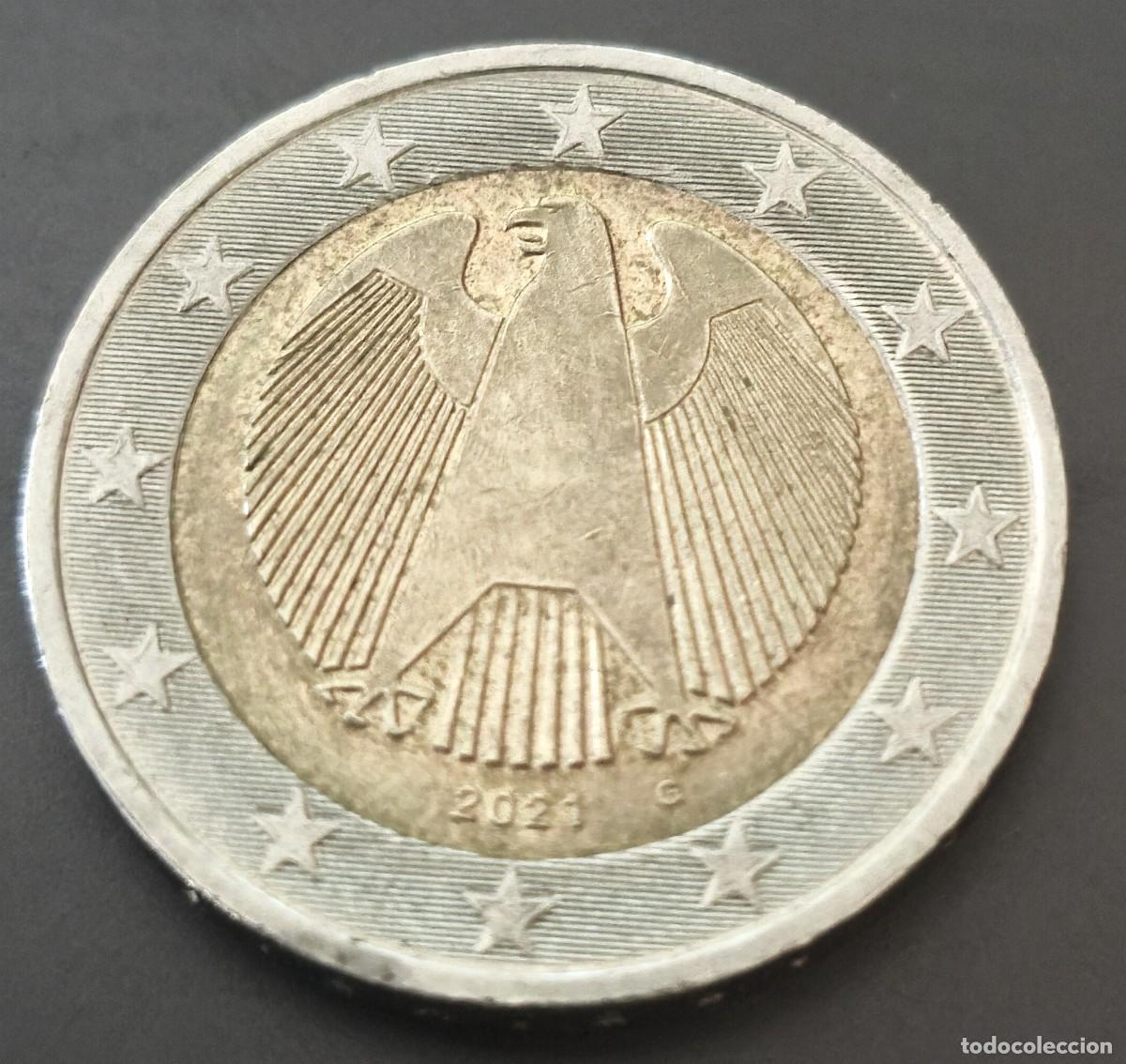 Monete antiche di Europa: MONEDA ALEMANIA 2021 CECA G 2 EUROS