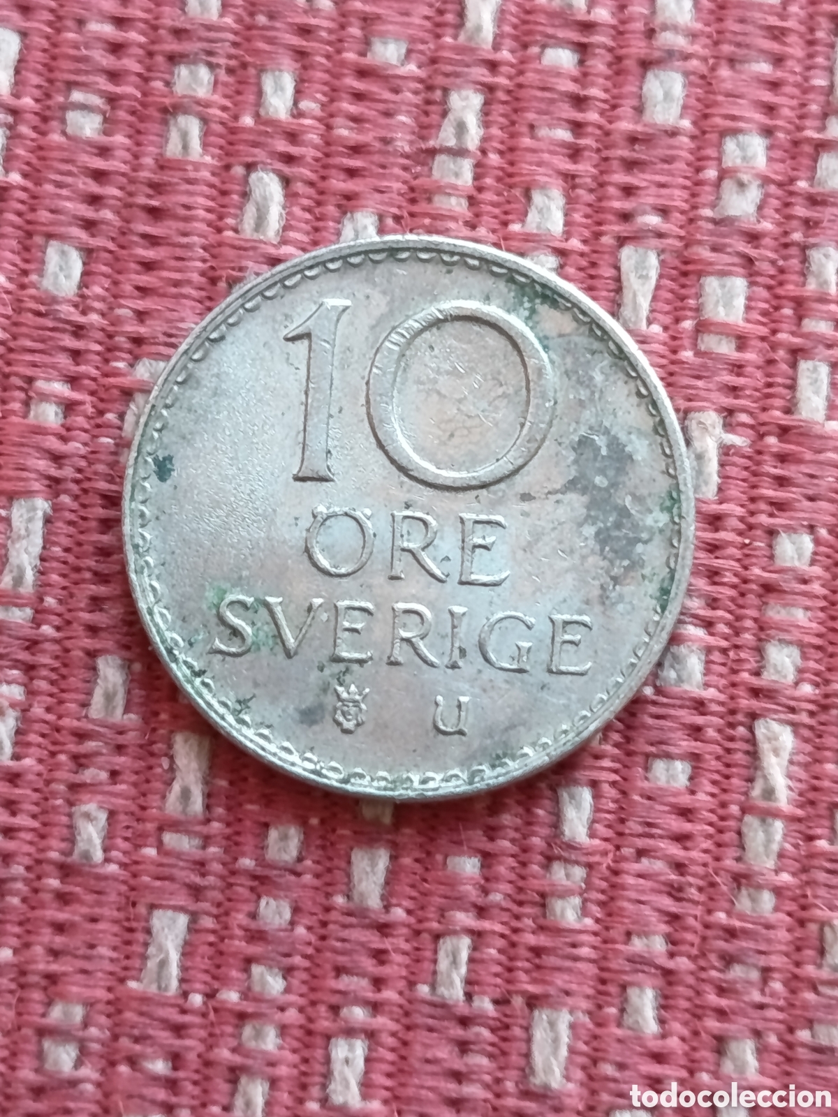 Monedas antiguas de Europa: Suecia 10 &Ouml;re 1973 U