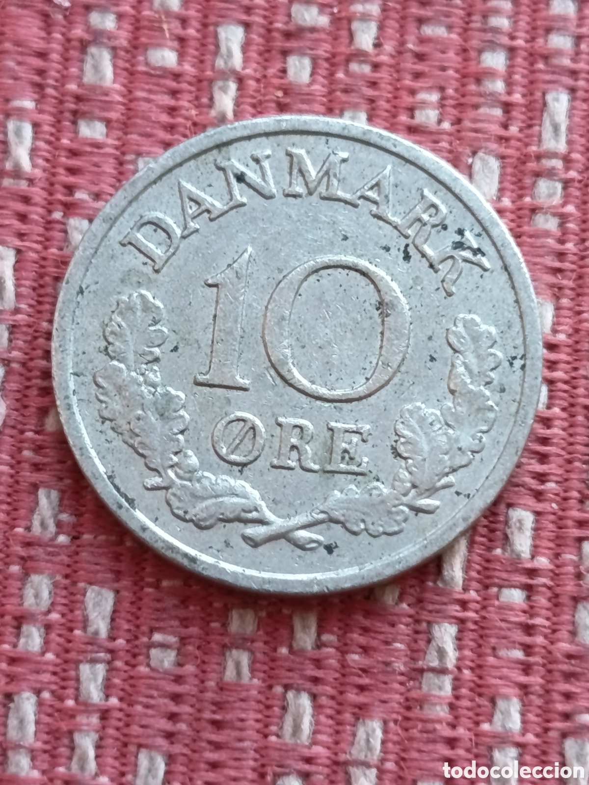 Monedas antiguas de Europa: Dinamarca 10 &Ouml;re 1969 - Foto 2